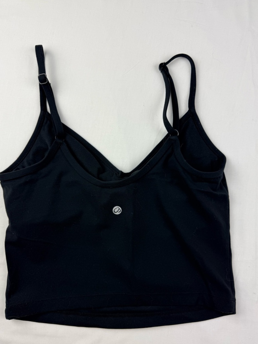 CRZ yoga Black Cropped Cami Tank Top